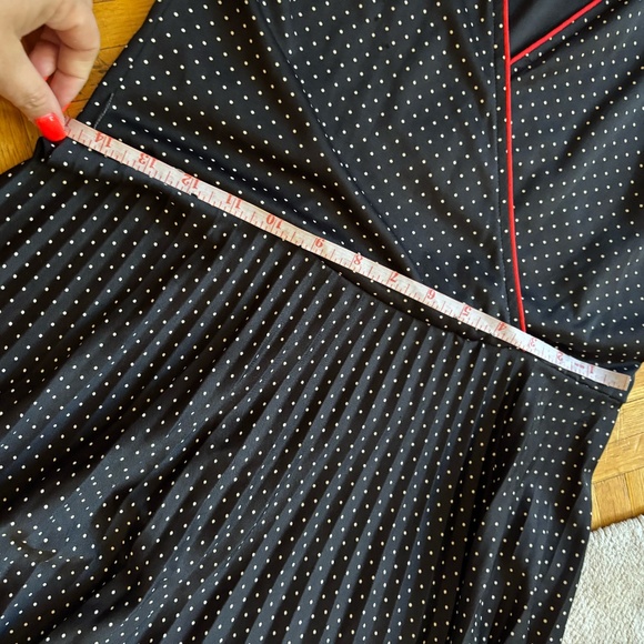 vintage wrap polka dot 80s dress * read measurements - Picture 9 of 10